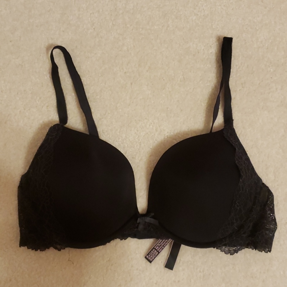 Victoria's Secret Dream Angel's Push Up 38C Black